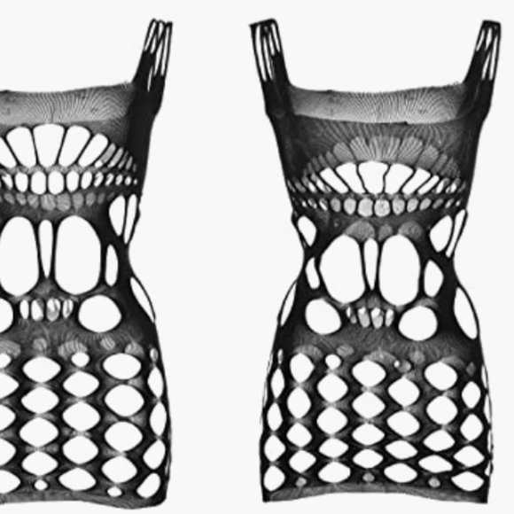 Haute Soft Black Mini Dress - Picture 2 of 3